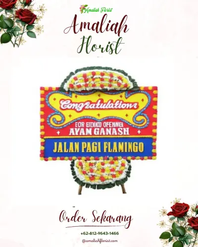 Bunga Papan Congratulation di Pager